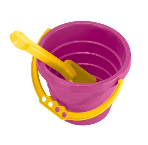 Children's Sand Bucket and Shovel — Stock Photo, Image