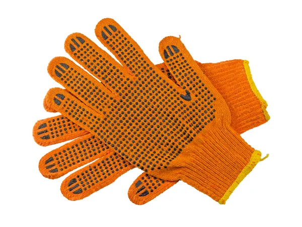 Ochranné rukavice, izolované na bílém pozadí — Stock fotografie