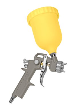 Spray gun to paint. clipart