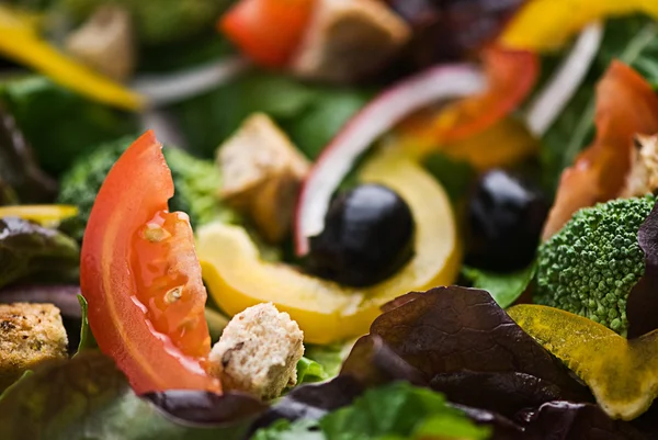 stock image Healthy and fresh organic salad