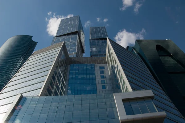 在莫斯科的城市的摩天大楼 — Stock fotografie