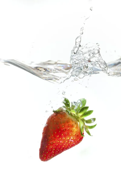 stock image Strawberry splash