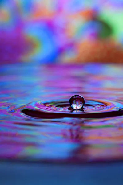 Water Drop and Splash Stock Image