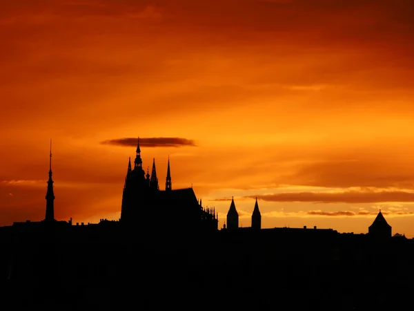 stock image Sunset in Prague