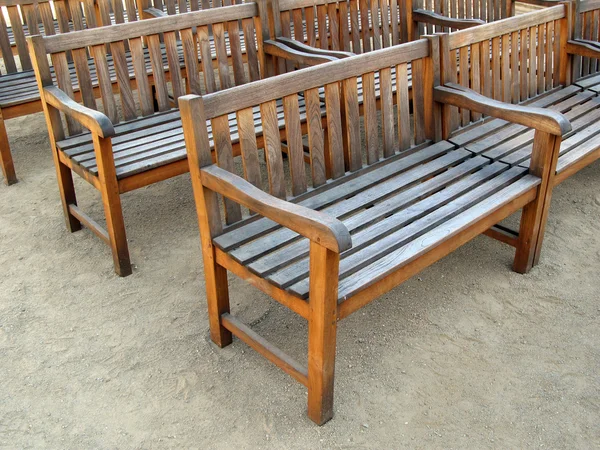 stock image Wooden seats