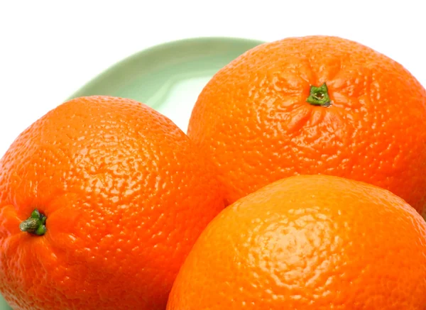 Mandarines on plate — Stock Photo, Image