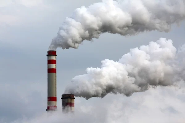 Zanieczyszczenie powietrza — Zdjęcie stockowe