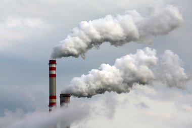 Industrial air pollution clipart