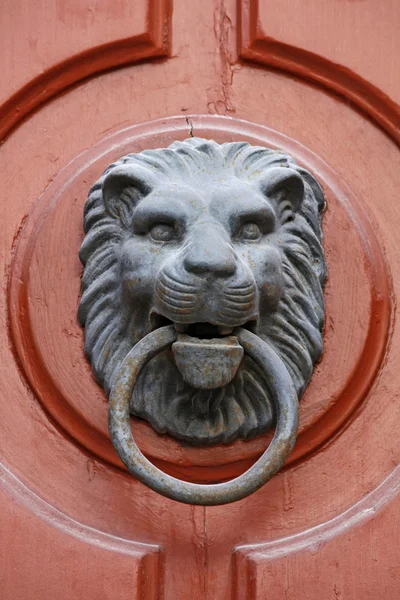Lion knocker — Stock Photo, Image