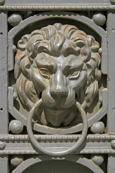 狮子门环 — 图库照片