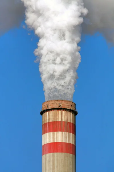 Industrielle Luftverschmutzung — Stockfoto