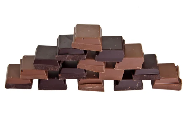 Шоколад pyramide — стокове фото