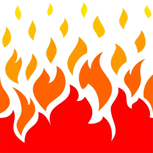 Pictogram van het element vuur — Stockvector