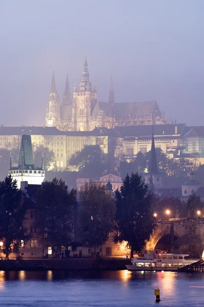 Nevoeiro em Praga — Fotografia de Stock