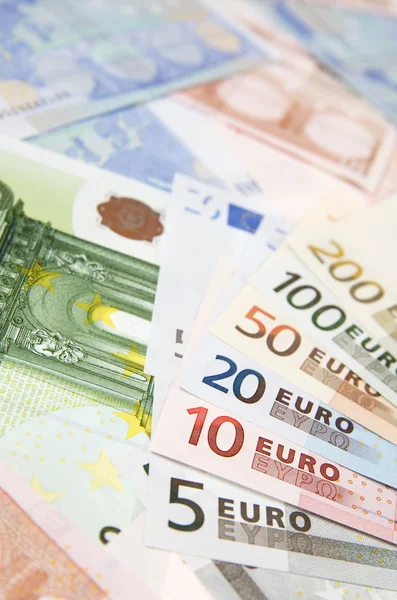 Notas de euro — Fotografia de Stock