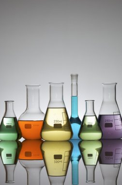 Laboratory glassware clipart