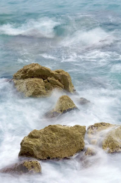 Waves in Calpe — Stock Photo, Image