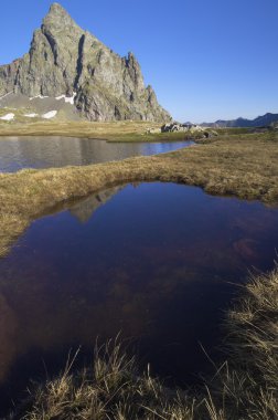 Peak in Pyrenees clipart