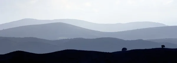 Вид на холмы — стоковое фото