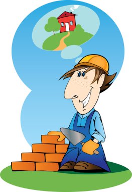 Builder clipart