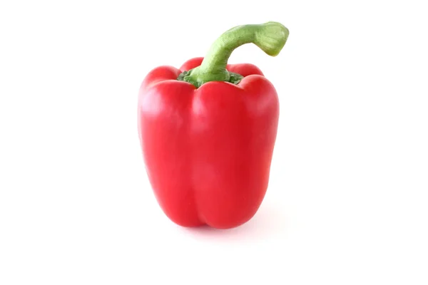 stock image Red paprika on a white background