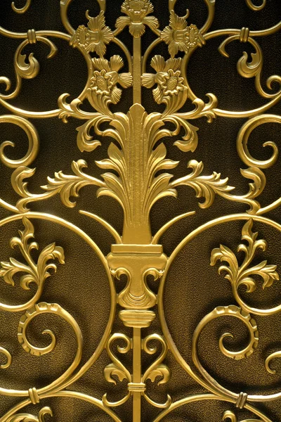图形化的金色大门 — 图库照片