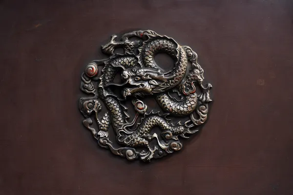 Porta do dragão — Fotografia de Stock