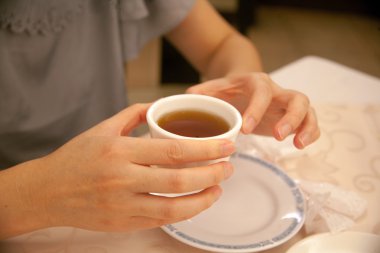 Hong kong tarzı çay ve aperatifler