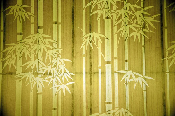 Bambuspapierfenster — Stockfoto