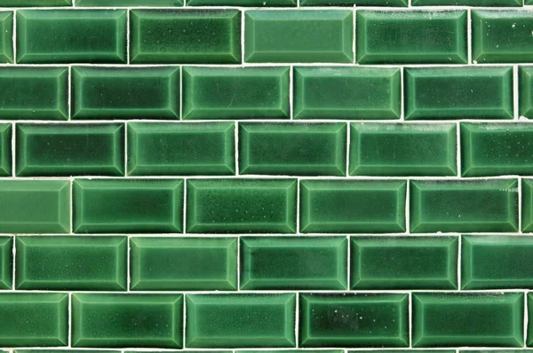 Tegola decorativa verde — Foto Stock