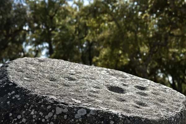 Monumento megalitico di Almendres, Evora — Foto Stock
