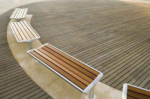 Urban benches — Stock Photo, Image