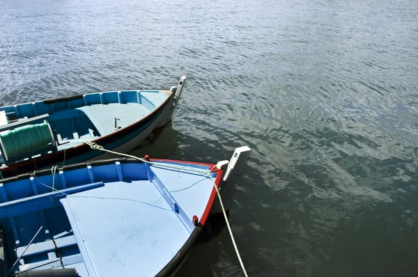Boote festgemacht — Stockfoto