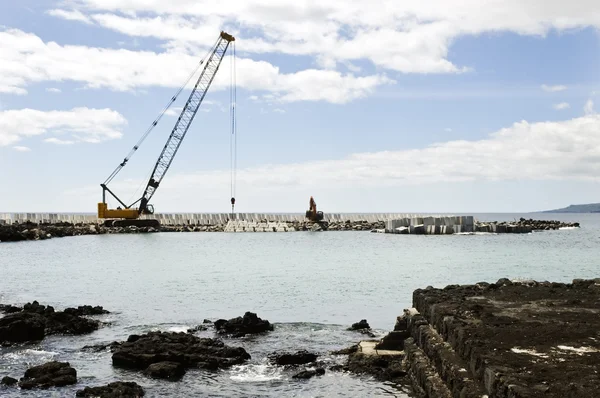 Pier construction — Stock Photo, Image