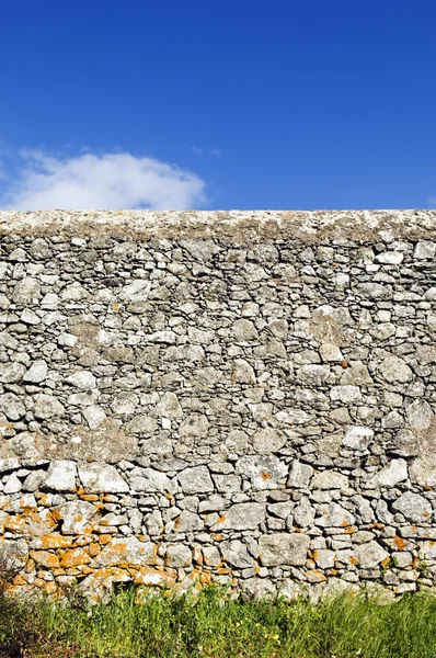 Сільський кам'яною стіною — стокове фото