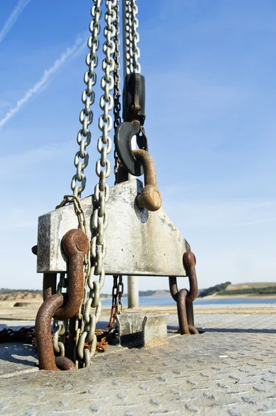 Lifting winch — Stock Photo, Image