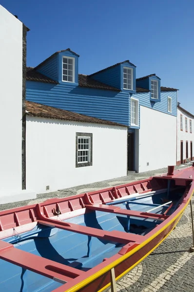 Facade of the Whalers Museum in Lages do Pico, Azores — Stock Photo, Image