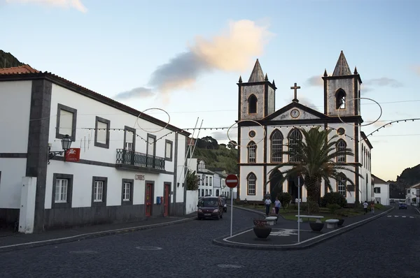 Kirche in lages do pico, azores — Stockfoto