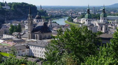 Salzburg kuş bakışı