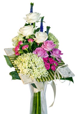 Creative bouquet of flowers clipart