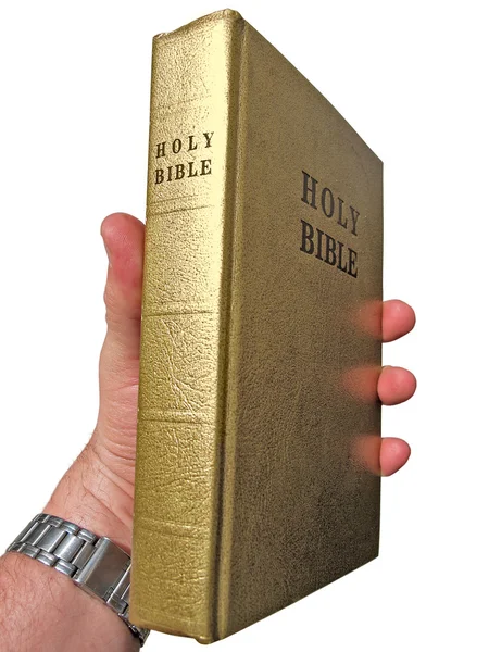 Bibel in der Hand — Stockfoto