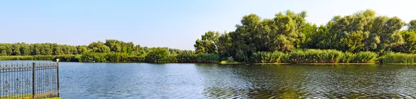 第聂伯河全景ドニエプル川のパノラマ — ストック写真