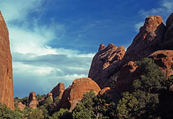 Clouds and sky in Red Rocks country — Stock Photo, Image