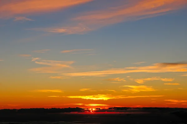 莫纳克亚山的日落 — 图库照片
