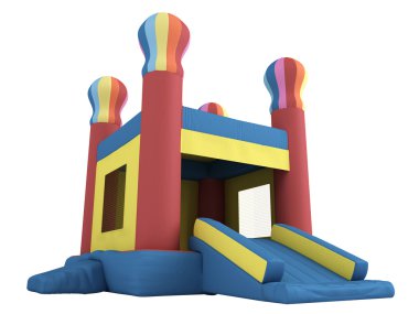 Inflatable castle clipart