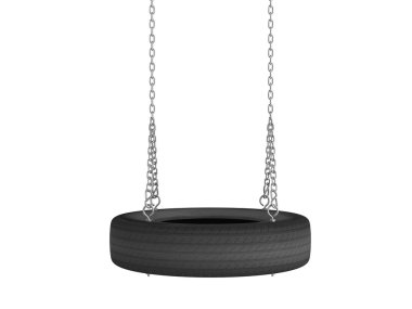 Tyre cover swing clipart