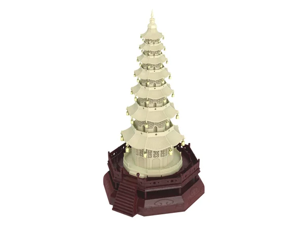 Statuette chinese house — Stock Photo, Image
