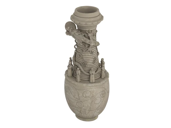 Ázsiai sárkány váza — Stock Fotó