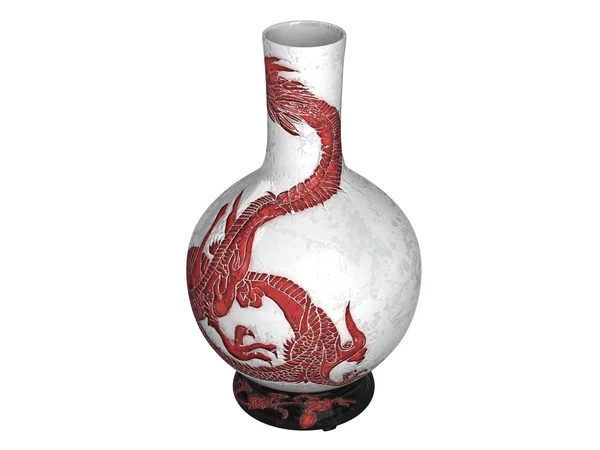 Азиатская ваза — стоковое фото