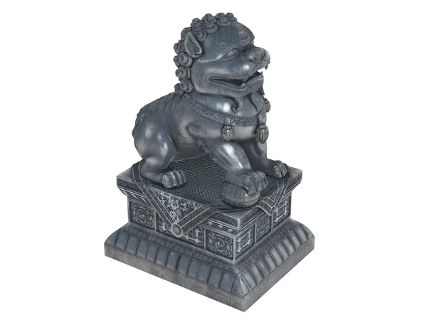 Estatueta de leão asiático — Fotografia de Stock
